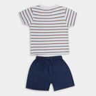 Infant Boys' 100% Cotton Baba Suit , सफ़ेद, small image number null