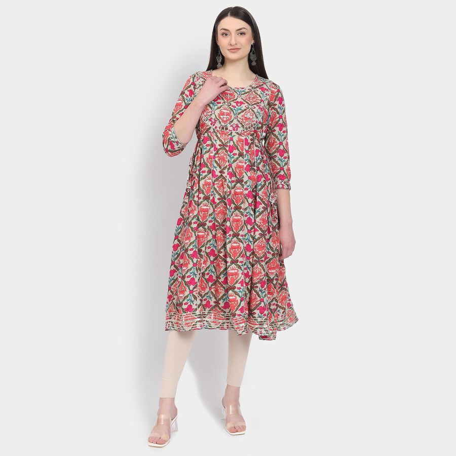 Ladies' Kurta, Beige, large image number null