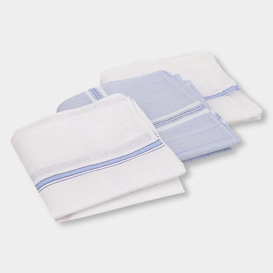 Men's Basic Hanky , Light Blue, large image number null