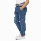 Girls' Jeans, हल्का नीला, small image number null