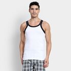 Men's 100% Cotton Gym T-Shirt, White, small