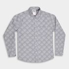 Boys' 100% Cotton Casual Shirt, Light Blue, small image number null