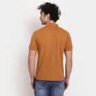 Solid Polo Shirt, Brown, small image number null
