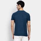 Men's Round Neck Half Sleeves T-Shirt, टील ब्लू, small image number null