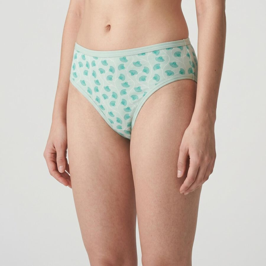 Women's Mint Green Regular Fit Printed Panty, Light Green, large