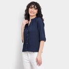 Solid Shirt, Navy Blue, small image number null