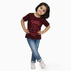 Girls' T-Shirt, Wine, small image number null