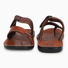 Men's Sandal, भूरा, small