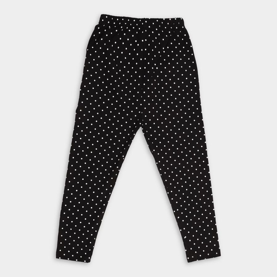 Girls' Legging, काला, large image number null