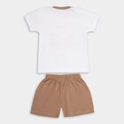 Infants' 100% Cotton Baba Suit, Beige, small image number null