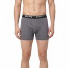 Men's Black Regular Fit Solid Trunks, काला, small