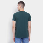 सॉलिड हेनले टीशर्ट, गहरा हरा, small image number null