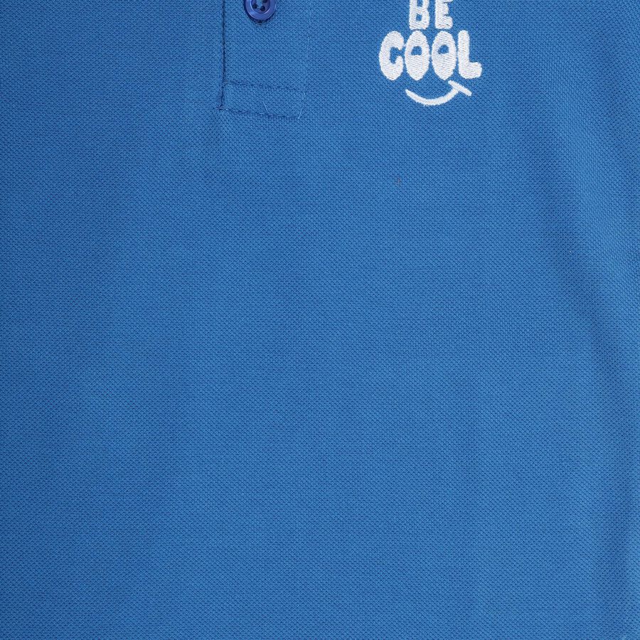 Boys' Half Sleeves T-Shirt , Royal Blue, large image number null