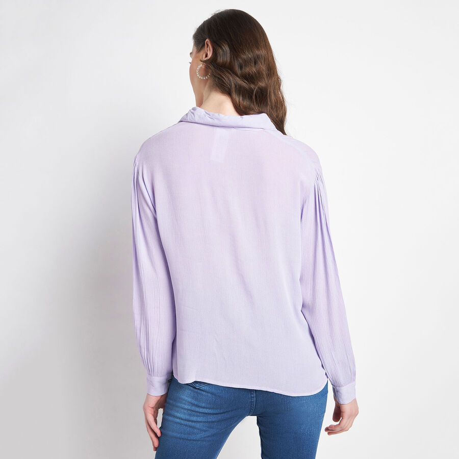 Solid Shirt, Lilac, large image number null
