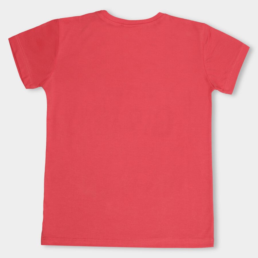 Girls' T-Shirt , Pink, large image number null