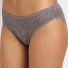 Ladies' 100% Cotton Panty, गहरा ग्रे, small