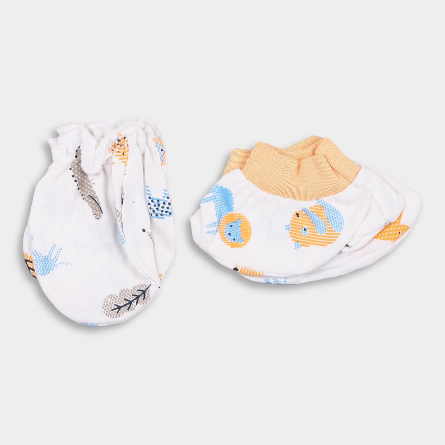 Infants' 100% Cotton Gift Set, White, large image number null