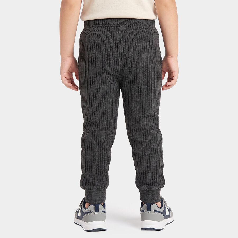 Boys' Charcoal Long Johns Thermal, Charcoal, large