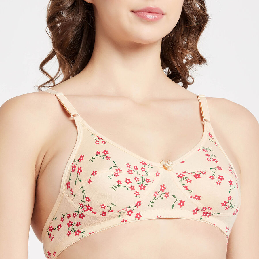 Printed Bra, Khaki, large image number null