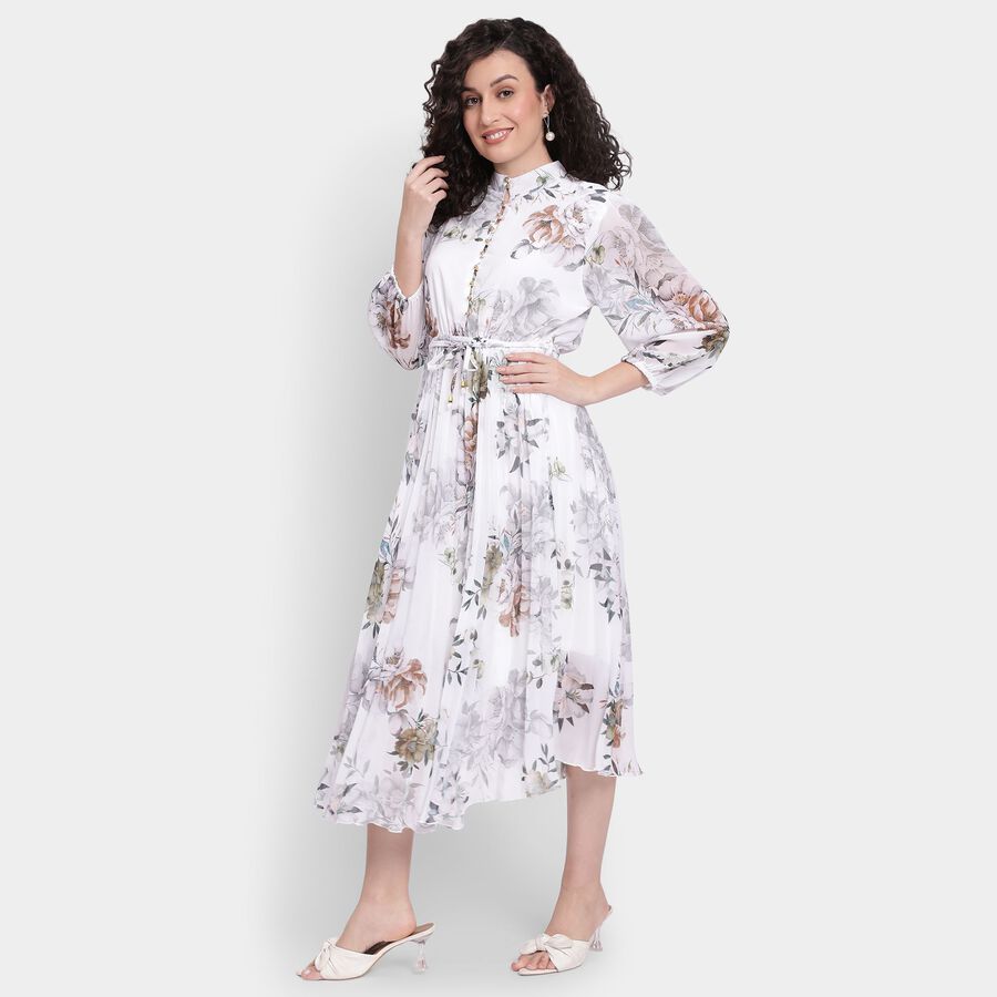 Ladies' Dress , ऑफ व्हाइट, large image number null