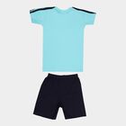 Boys Cotton Baba Suit, Light Blue, small image number null