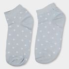Women's White and Pink Printed Ankle Socks, गुलाबी, small image number null