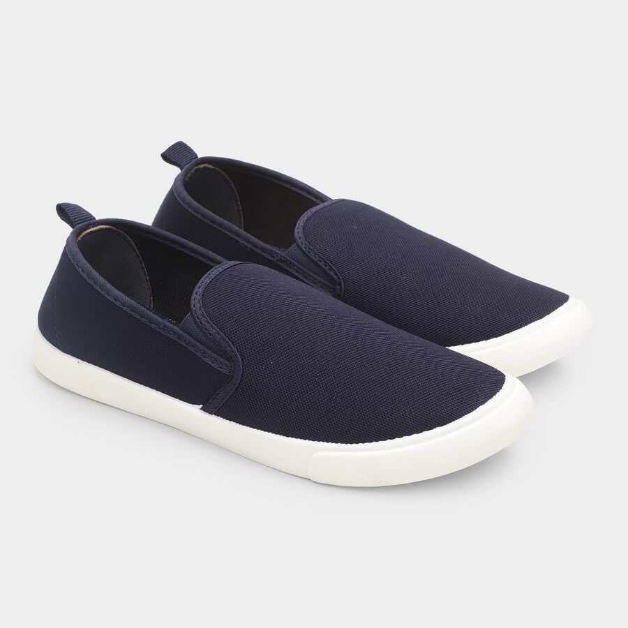 Men's Loafer Casual Shoes, Navy Blue, large image number null