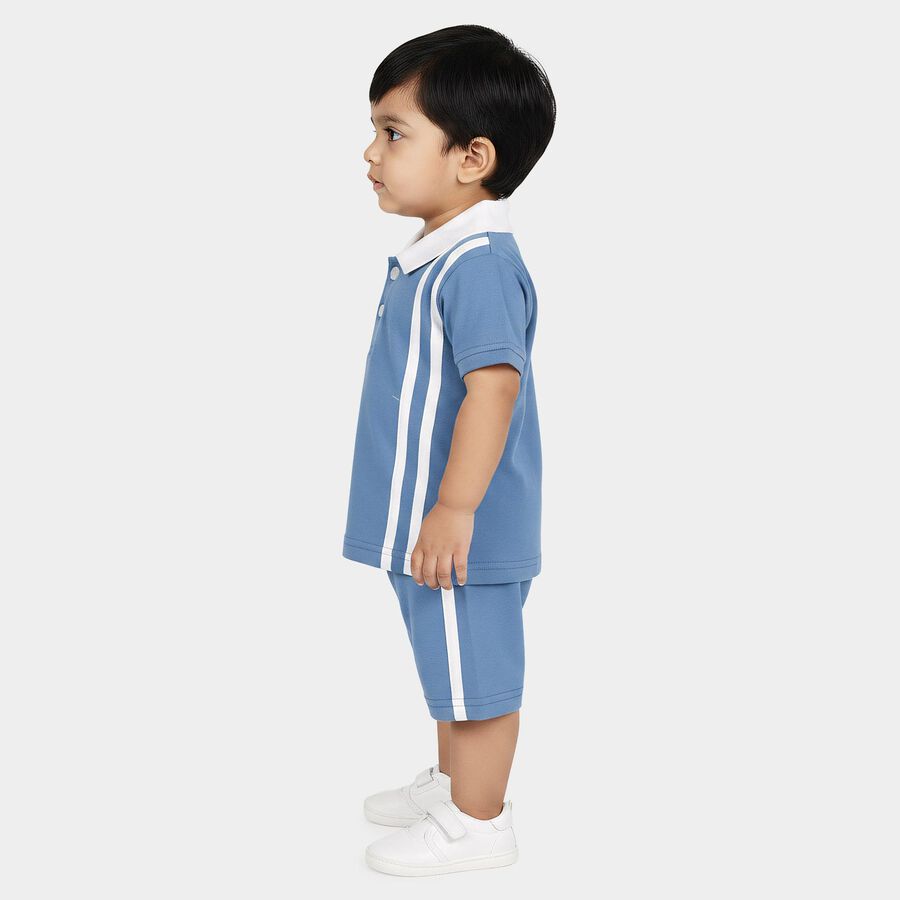 Infants' Baba Suit, Royal Blue, large