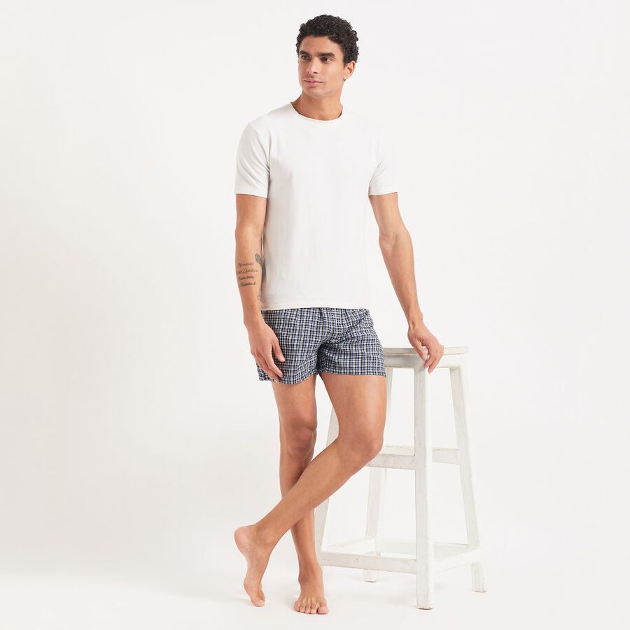 Men's Boxers, नेवी ब्लू, large image number null