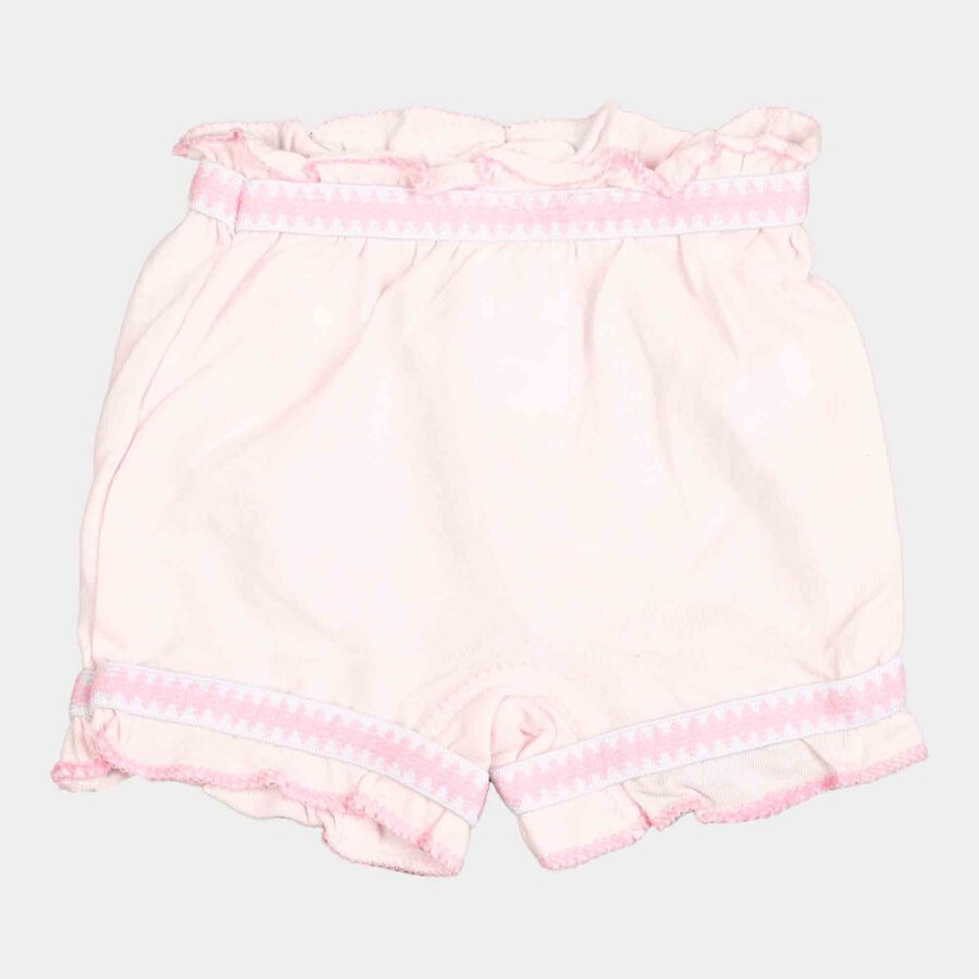 Infants' Cotton Bloomer, Pink, large image number null