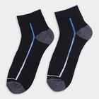 Men's Light Gray and Dark Gray Ankle Length Socks Pack of 3, नेवी ब्लू, small image number null
