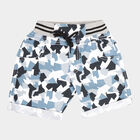Boys Cotton All Over Print Bermuda, White, small image number null