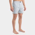 Men's Grey Classic Fit Boxers, हल्का ग्रे, small
