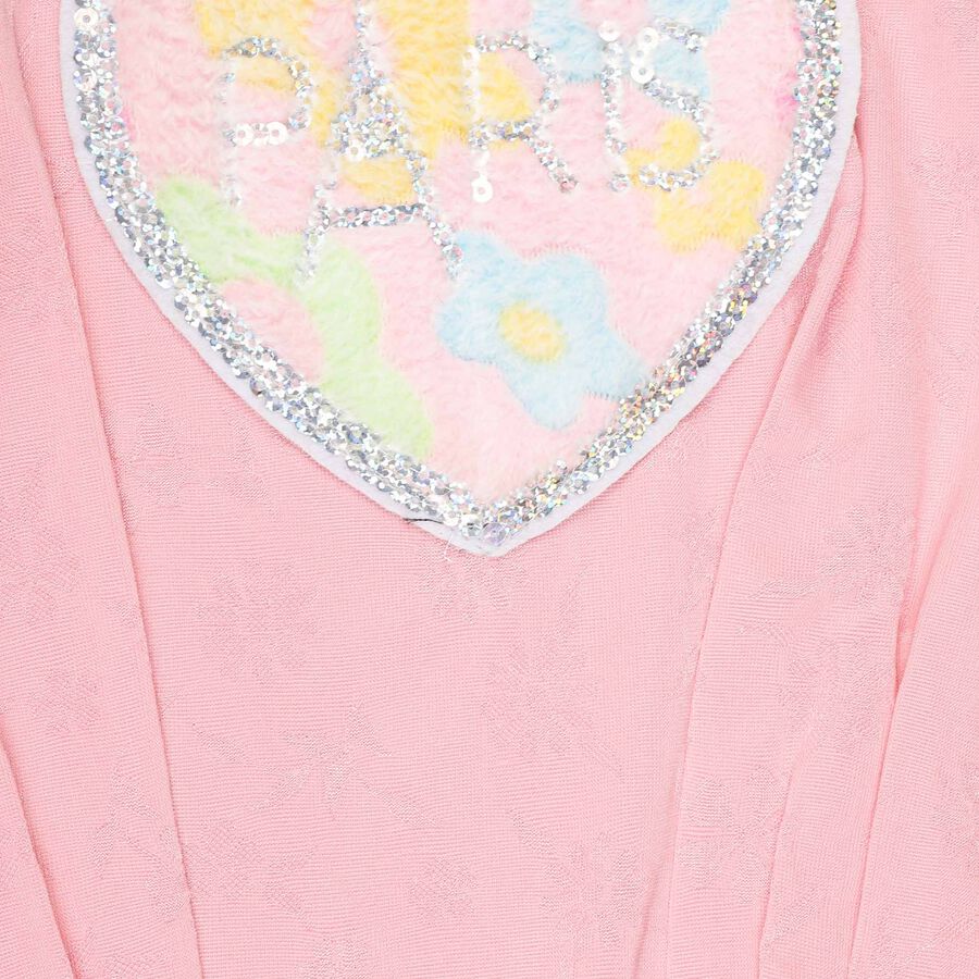 Girls Solid Top, Pink, large image number null
