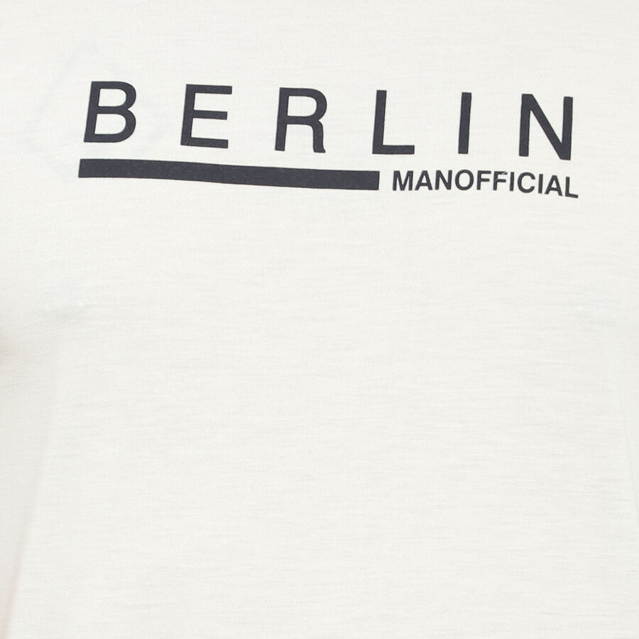 Round Neck T-Shirt, Yellow, large image number null