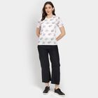 Ladies' Round Neck T-Shirt, गुलाबी, small image number null