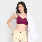 Ladies' Non-Padded Bra, वाइन, small image number null