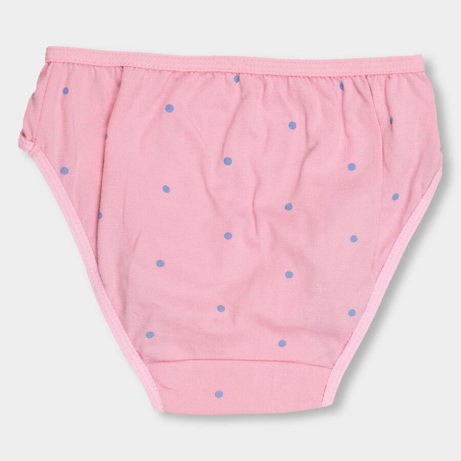 Girls' 100% Cotton Panty, Pink, large image number null