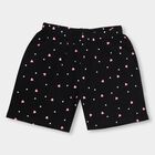 Girls' Pull Ups Shorts , काला, small image number null