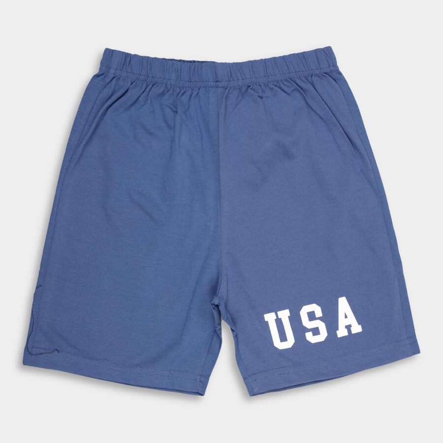 Boys' Bermudas , मध्यम नीला, large image number null