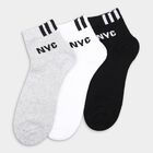Men's Socks (Pack of 3), Melange Light Grey, small image number null