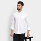 Men's 100% Cotton Casual Shirt, White, small image number null