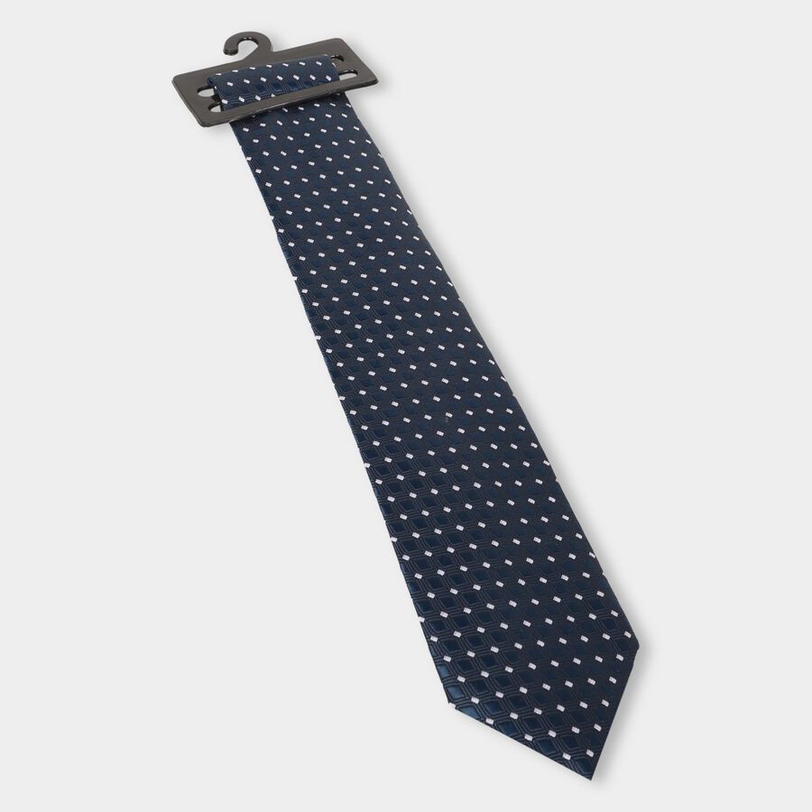 Men's Tie , Navy Blue, large