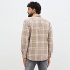 Men's 100% Cotton Casual Shirt, Brown, small image number null