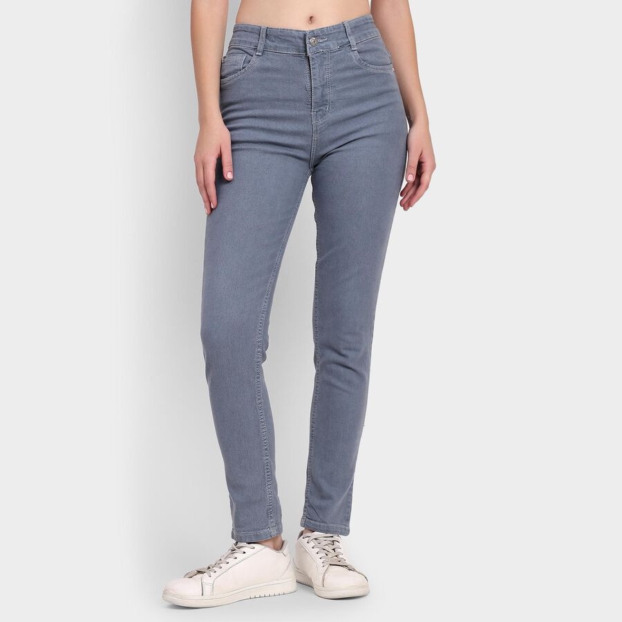 Ladies' Jeans , Light Grey, large image number null