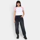 Ladies' 100% Cotton Crop  Top, Pink, small image number null