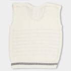 Infants Rich Eggshell White V-Neck Sleeveless Thermal, Off White, small image number null