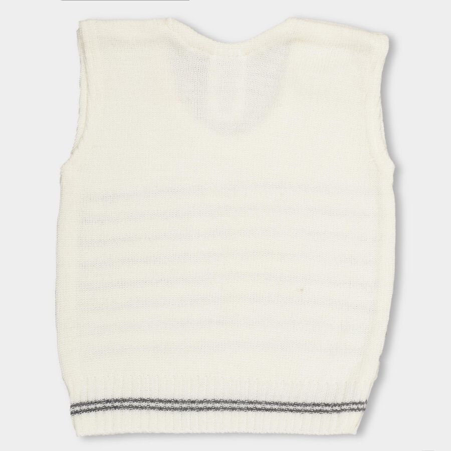 Infants Rich Eggshell White V-Neck Sleeveless Thermal, Off White, large image number null
