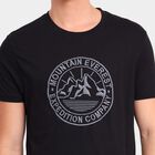 Men's 100% Cotton Round Neck Half Sleeves T-Shirt, Black, small image number null