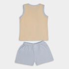 Infant Boys' 100% Cotton Baba Suit, हल्का नीला, small image number null